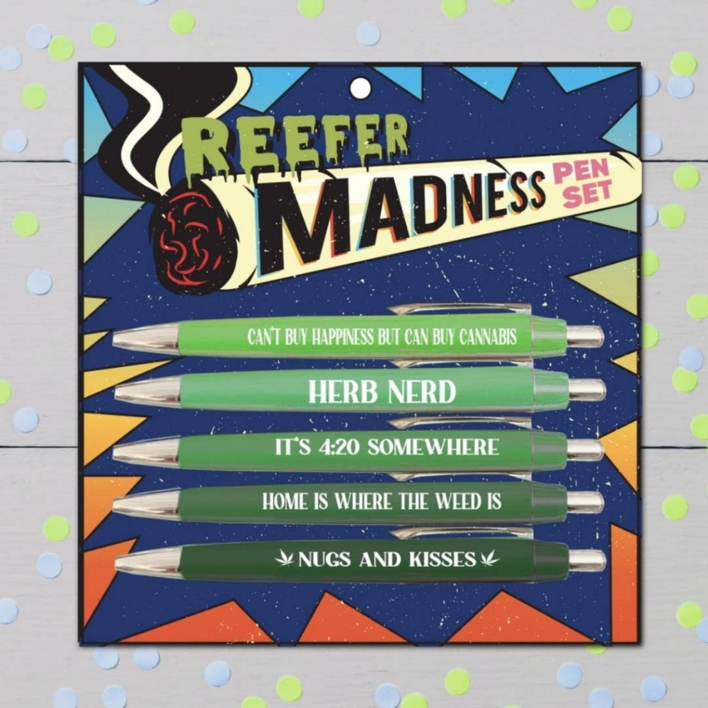 Reefer Madness Pen Set- CLEARANCE SALE